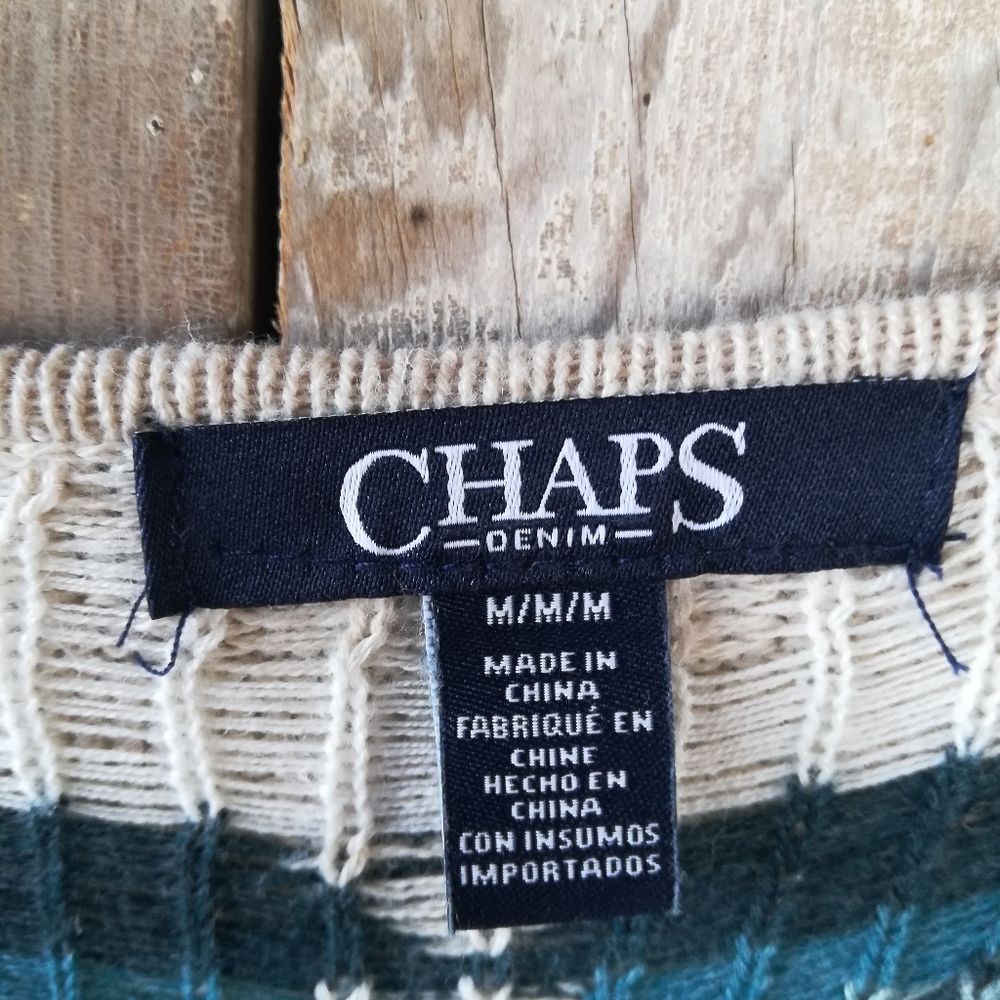 Chaps Aztec Sweater - Picture 4 of 5